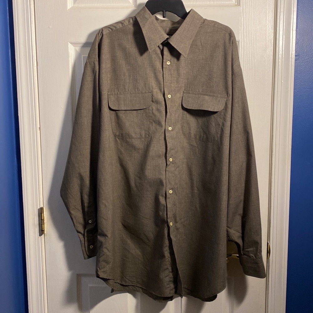 Today’s Man International Collection Button Down Long Sleeve Shirt, Sz X…